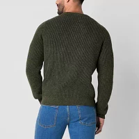 Frye and Co. Mens Crew Neck Long Sleeve Pullover Sweater