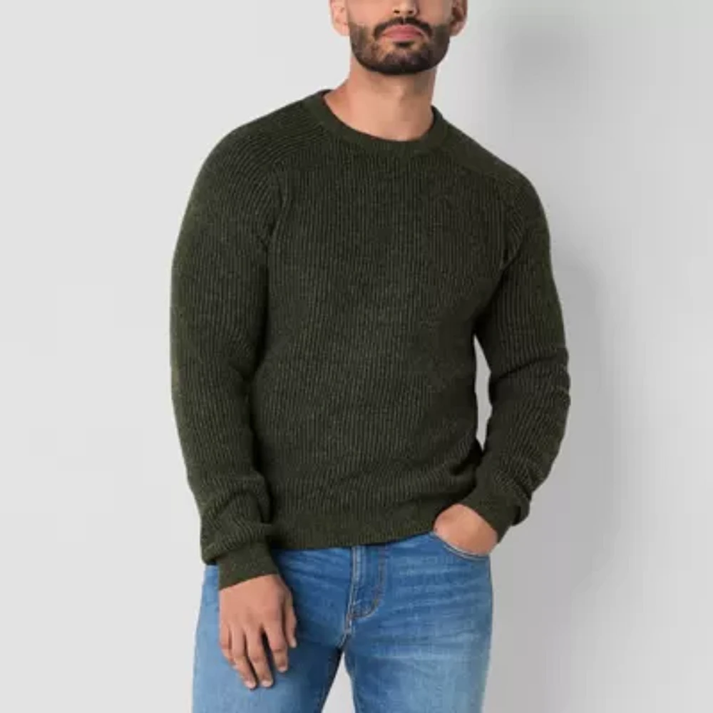 Frye and Co. Mens Crew Neck Long Sleeve Pullover Sweater