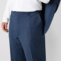 Stafford Coolmax Mens Big and Tall Stretch Fabric Classic Fit Flat Front Suit Pants