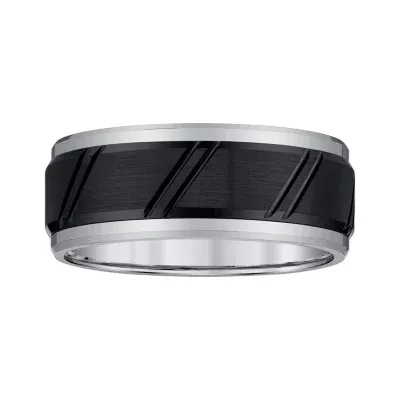 Mens 9mm Tungsten Wedding Band