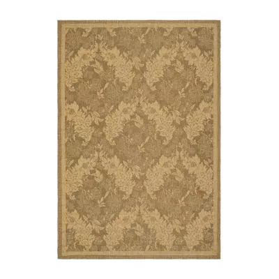 Safavieh Courtyard Collection Judith Oriental Indoor/Outdoor Area Rug