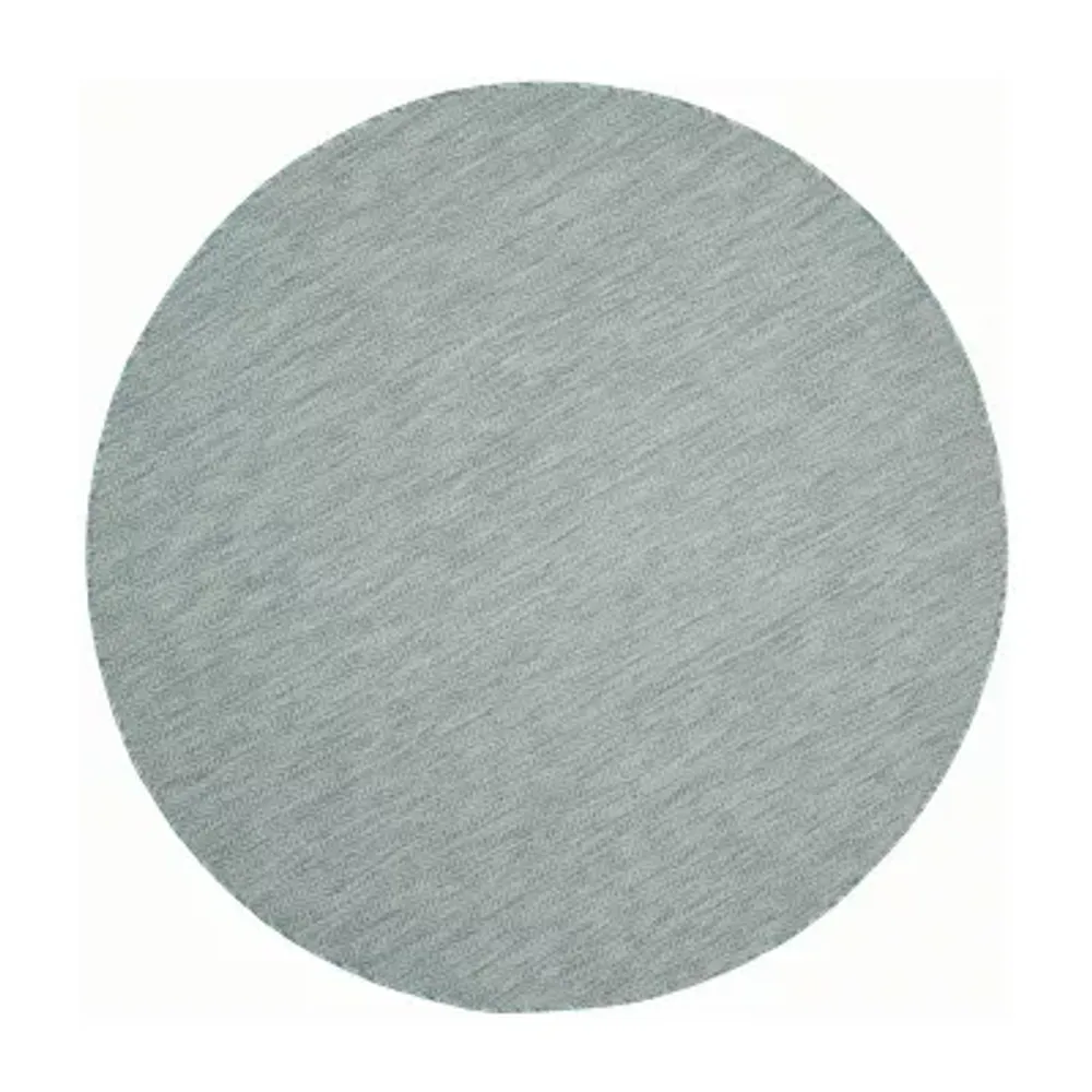 Safavieh Courtyard Collection Katelyn Geometric Indoor/Outdoor Round Area Rug