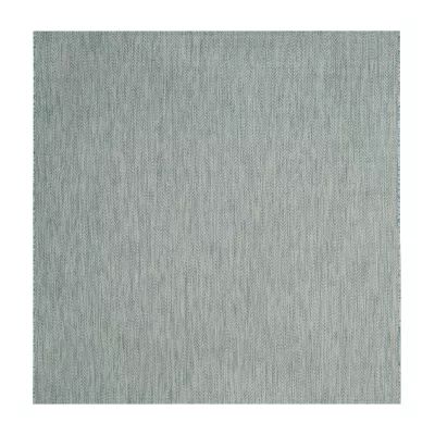 Safavieh Courtyard Collection Katelyn Geometric Indoor/Outdoor Square Area Rug