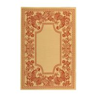Safavieh Courtyard Collection Kestrel Oriental Indoor/Outdoor Area Rug