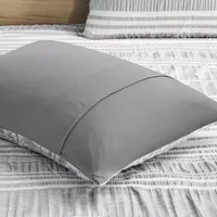 ​Intelligent Design Bryce Striped Comforter Set with decorative pillow