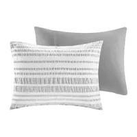 ​Intelligent Design Bryce Striped Comforter Set with decorative pillow