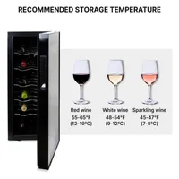 Koolatron Urban Series 12 Bottle Wine Cooler Freestanding Wine Fridge