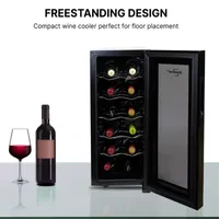 Koolatron Urban Series 12 Bottle Wine Cooler Freestanding Wine Fridge