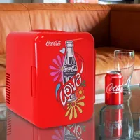 Coca-Cola Love 1971 Series Mini Fridge 6 Can Cooler/Warmer