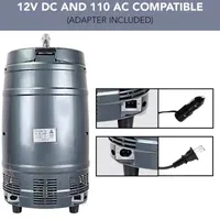 5L Mini Beer Keg Cooler with Gravity and Pressurized Taps