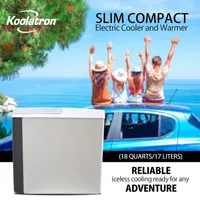 Koolatron Slim Compact P20 Thermoelectric Iceless 12V Cooler Warmer 17L