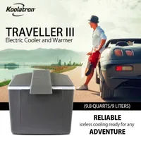 Koolatron Traveller III P9 Thermoelectric Iceless 12V Cooler Warmer 9L