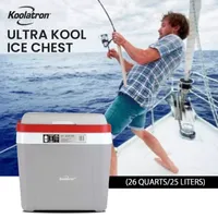 Koolatron Ultra Kool Ice Chest Cooler with Carry Handle 25 L (26 qt)