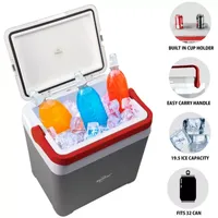 Koolatron Ultra Kool Ice Chest Cooler with Carry Handle 25 L (26 qt)