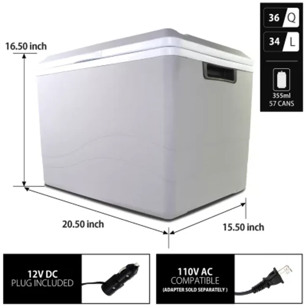 Koolatron Kool Kaddy Thermoelectric Iceless Cooler Warmer 34L