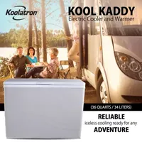 Koolatron Kool Kaddy Thermoelectric Iceless Cooler Warmer 34L