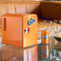 Coca-Cola Fanta 4L Portable Cooler/Warmer 12V AC/DC Mini Fridge