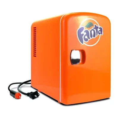 Coca-Cola Fanta 4L Portable Cooler/Warmer 12V AC/DC Mini Fridge