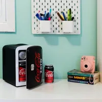 Coca-Cola Coke Zero 4L Portable Cooler/Warmer 12V AC/DC Mini Fridge