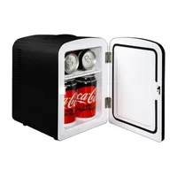 Coca-Cola Coke Zero 4L Portable Cooler/Warmer 12V AC/DC Mini Fridge