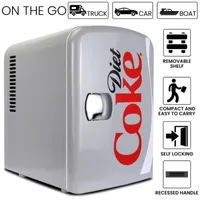 Coca-Cola Diet Coke 4L Portable Cooler/Warmer 12V AC/DC Mini Fridge