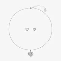 Mixit Pendant Necklace & Stud Earrings 2-pc. Heart Jewelry Set