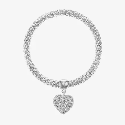 Mixit Charm Heart Stretch Bracelet