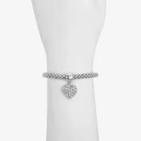 Mixit Charm Heart Stretch Bracelet