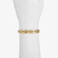 Mixit Goldtone Square Hinge Bangle Bracelet