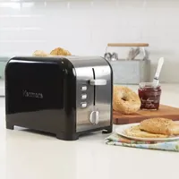 Kenmore 2-Slice Stainless Steel Toaster- Wide Slot- Bagel/Defrost