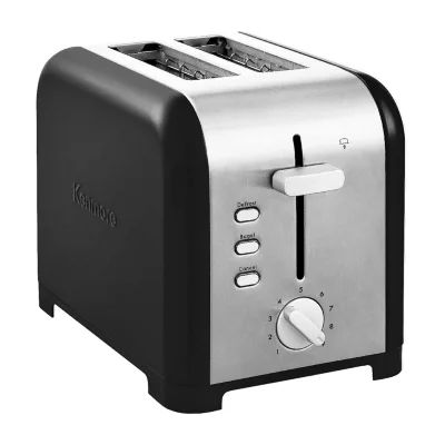 Kenmore 2-Slice Stainless Steel Toaster- Wide Slot- Bagel/Defrost