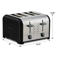 Kenmore 4-Slice White Dual Control Toaster