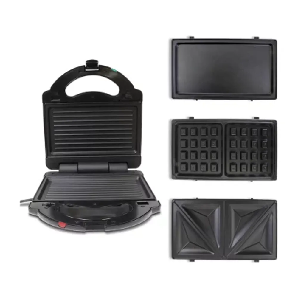 Asstd Chef 4-in-1 Grill Waffle Maker Sandwich Open Griddle | Brazos Mall