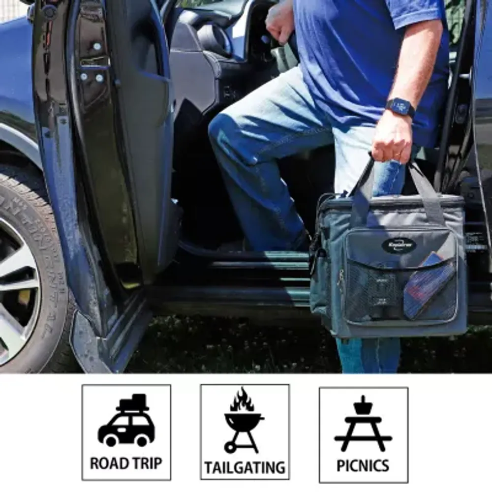 Koolatron Hybrid Portable 12V Cooler Bag- 25L (26 qt)