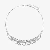 Monet Jewelry Silver Tone Silver Tone Collar Necklace