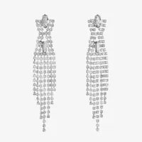 Monet Jewelry Drama Tassel Drop Earrings