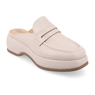 Journee Collection Womens Antonina Square Closed Toe Mules