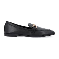 Journee Collection Womens Mizza Square Toe Loafers