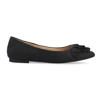 Journee Collection Womens Judy Slip-on Pointed Toe Ballet Flats