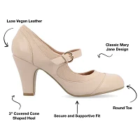Journee Collection Womens Siri Cone Heel Pumps