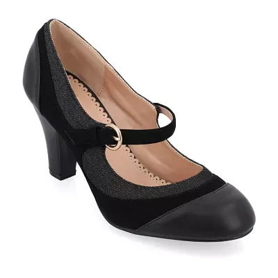 Journee Collection Womens Siri Cone Heel Pumps