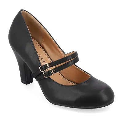 Journee Collection Womens Windy Cone Heel Pumps