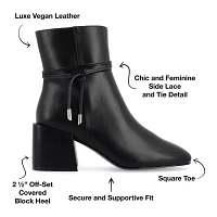 Journee Collection Womens Beverley Block Heel Booties