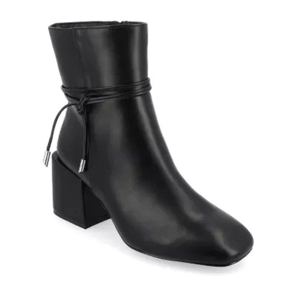 Journee Collection Womens Beverley Block Heel Booties