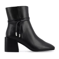 Journee Collection Womens Beverley Block Heel Booties