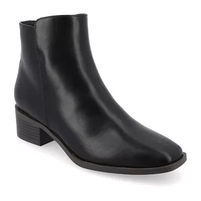 Journee Collection Womens Cappri Stacked Heel Booties