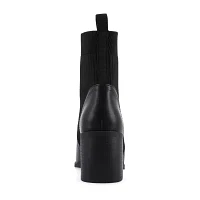 Journee Collection Womens Harlowe Stacked Heel Booties