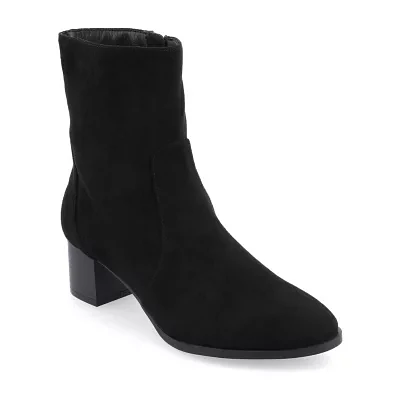 Journee Collection Womens Hayven Stacked Heel Booties