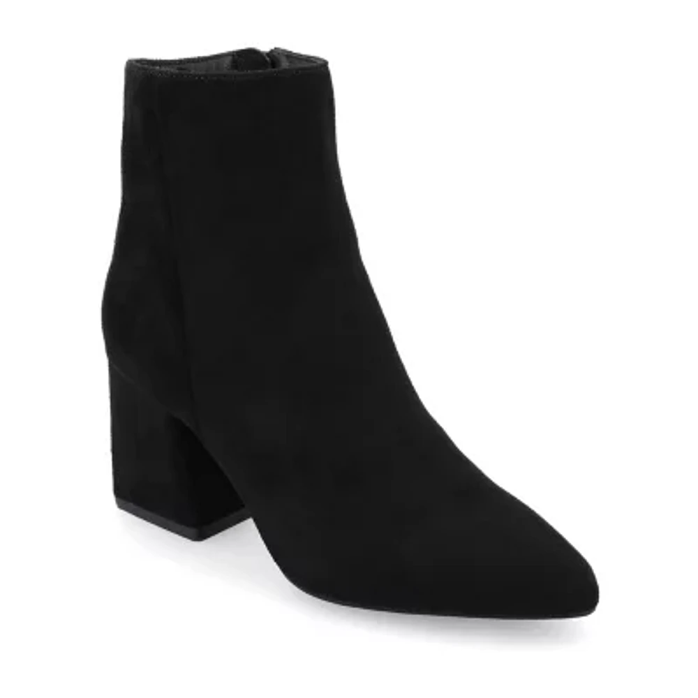 Journee Collection Womens Sorren Block Heel Booties