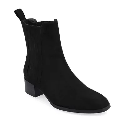 Journee Collection Womens Wrenley Stacked Heel Booties